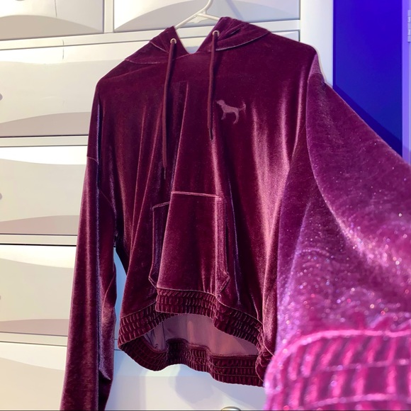 PINK Victoria's Secret Jackets & Blazers - Velvet Victoria Secret’s Pink Hoodie